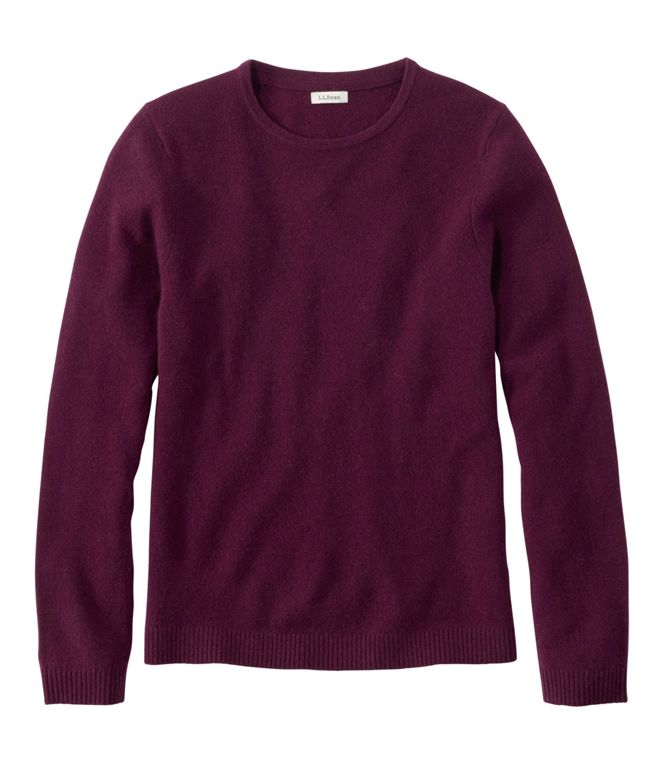 L.L.Bean Women's Classic Cashmere, Crewneck, Regular - Quest Outdoors