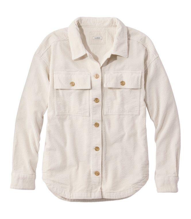 L.L.Bean Women's Comfort Corduroy Big Shirt, Regular - Quest Outdoors