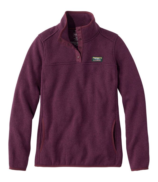 L.L.Bean Women's L.L.Bean Sweater Fleece Pullover, Regular - Quest Outdoors