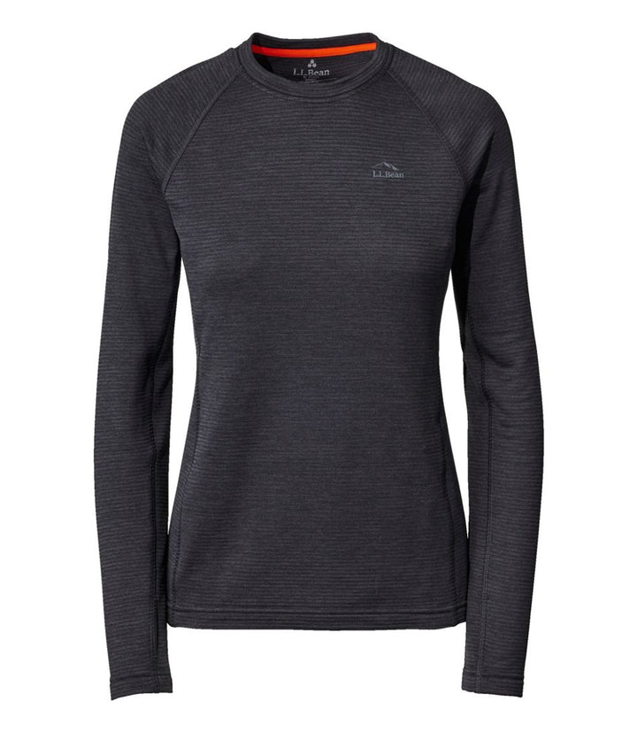 L.L.Bean Women's Midweight Base Layer Crew Top - Quest Outdoors