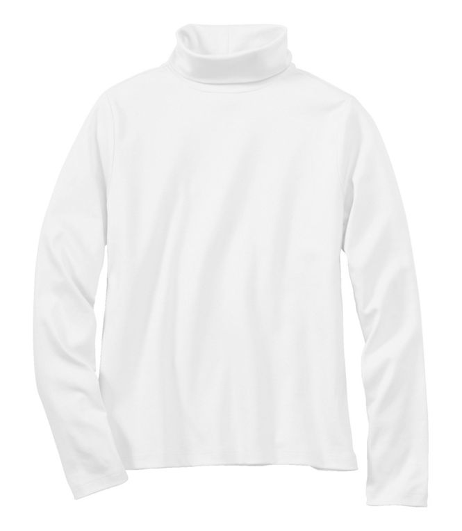 L.L.Bean Women's Pima Cotton Turtleneck, Long-Sleeve, Regular - Quest Outdoors