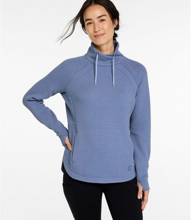 L.L.Bean Women's Ridgeknit Crossneck Pullover, Regular - Quest Outdoors