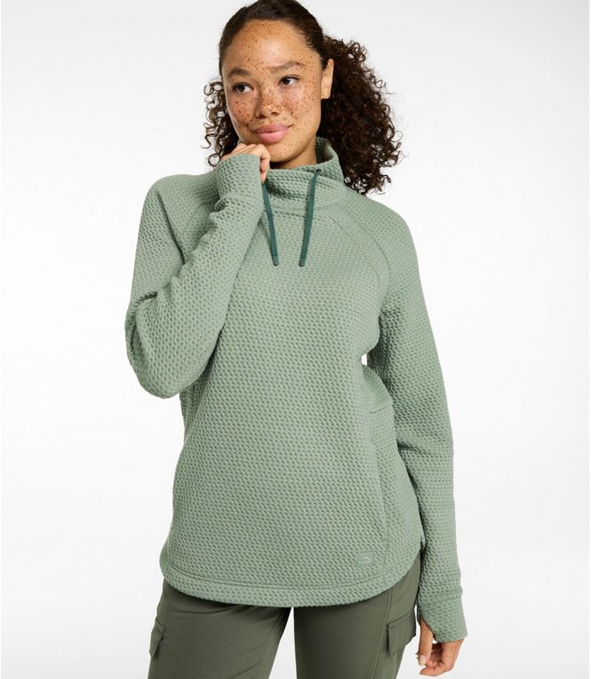 L.L.Bean Women's Ridgeknit Crossneck Pullover, Regular - Quest Outdoors