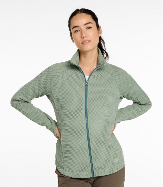 L.L.Bean Women's Ridgeknit Full-Zip Jacket, Regular - Quest Outdoors