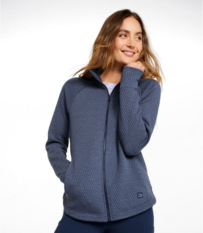 L.L.Bean Women's Ridgeknit Full-Zip Jacket, Regular - Quest Outdoors