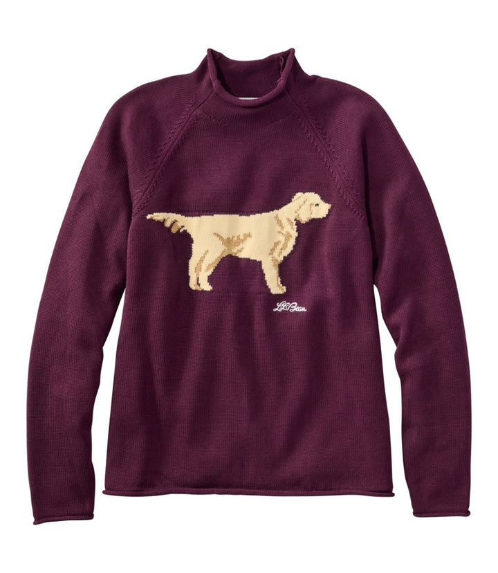 L.L.Bean Women's The Original Double L® Sweater, Novelty Rollneck, Regular - Quest Outdoors