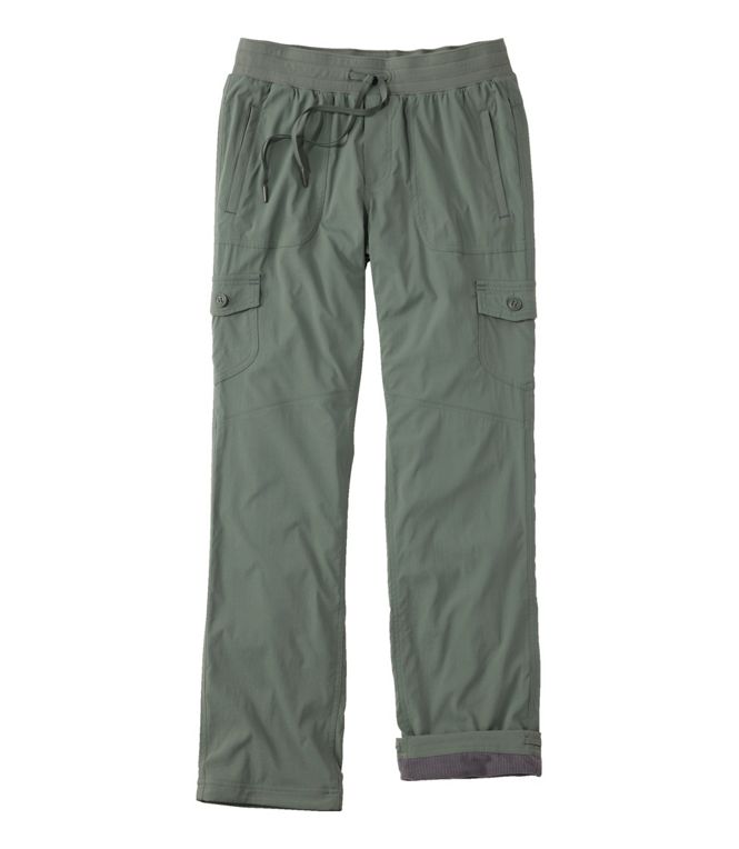 L.L.Bean Women's Vista Camp Pants, Straight-Leg Fleece-Lined, Regular - Quest Outdoors