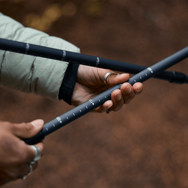 LT5 Three Piece Carbon Trekking Poles - Quest Outdoors