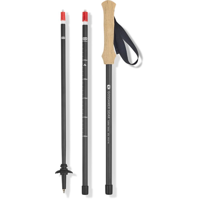 LT5 Three Piece Carbon Trekking Poles - Quest Outdoors