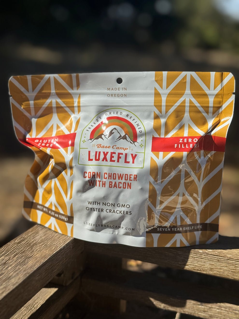 Luxefly BaseCamp Corn and Bacon Chowder - Quest Outdoors