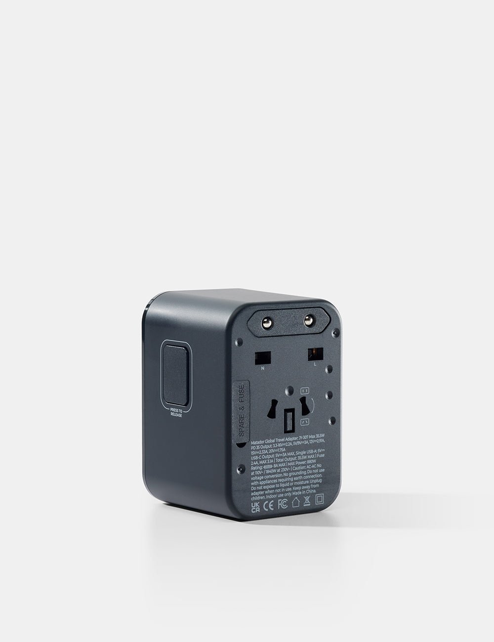 Matador Global Travel Adapter, Black - Quest Outdoors