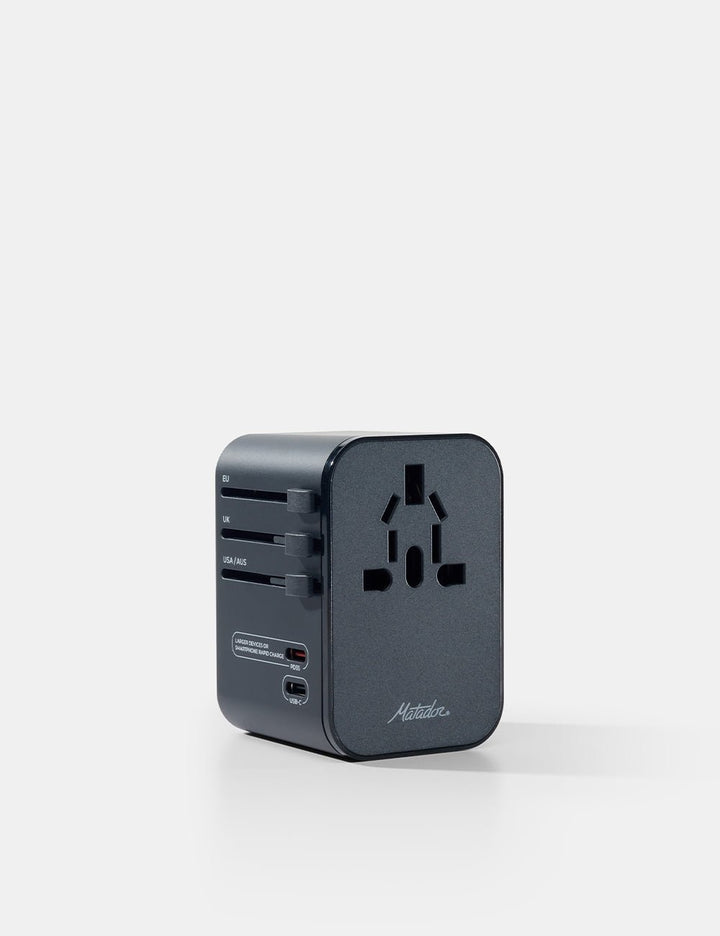 Matador Global Travel Adapter, Black - Quest Outdoors