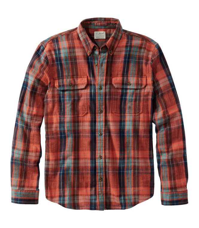 Men's 1912 Field Flannel Shirt, Slightly Fitted Untucked Fit, Plaid - Quest Outdoors