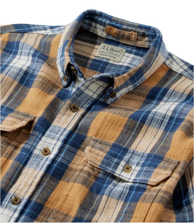 Men's 1912 Field Flannel Shirt, Slightly Fitted Untucked Fit, Plaid - Quest Outdoors