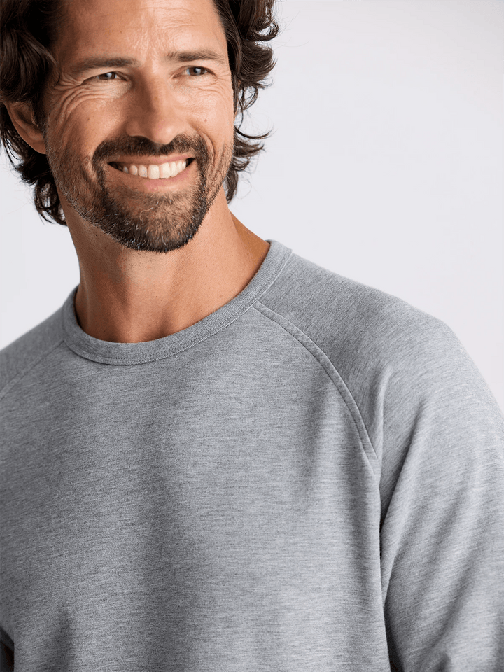 Men's Bamboo Lightweight Fleece Crew - Quest Outdoors