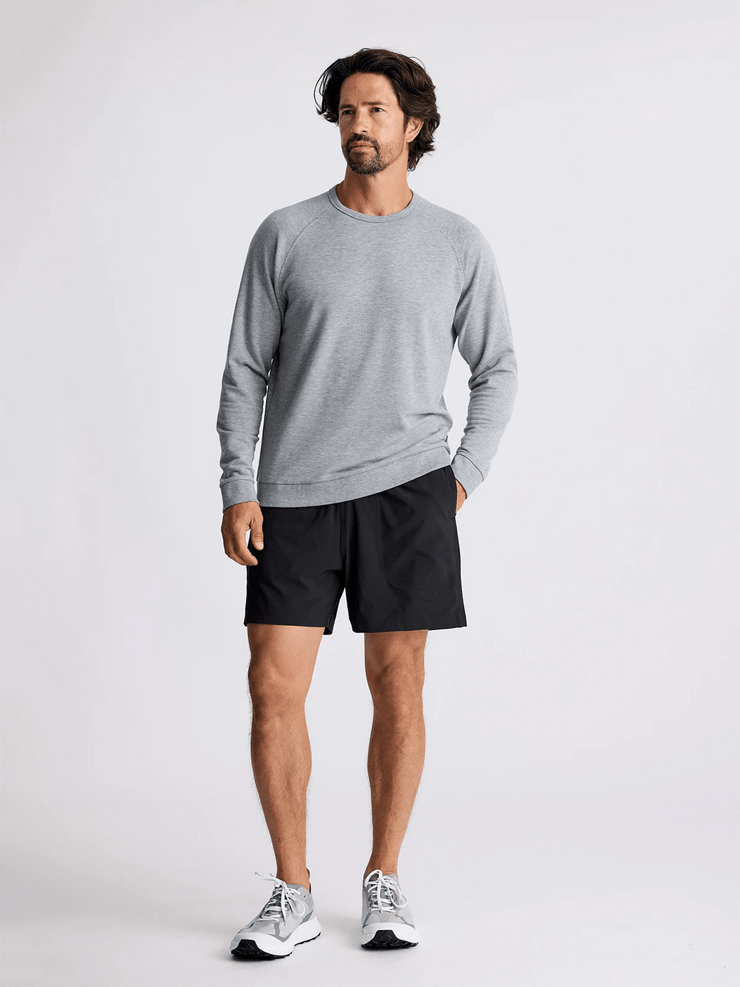 Men's Bamboo Lightweight Fleece Crew - Quest Outdoors
