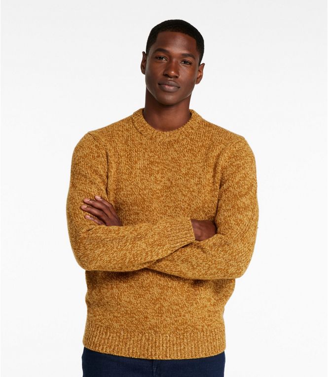 Men's Bean's Classic Ragg Wool Sweater, Crewneck, Regular - Quest Outdoors
