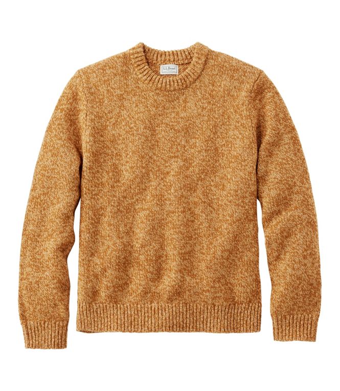 Men's Bean's Classic Ragg Wool Sweater, Crewneck, Regular - Quest Outdoors