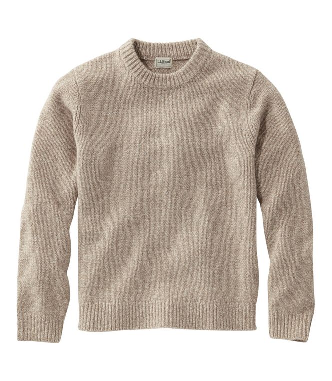 Men's Bean's Classic Ragg Wool Sweater, Crewneck, Regular - Quest Outdoors