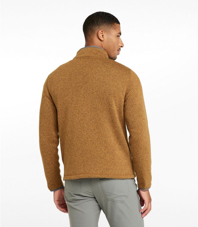 Men's Bean's Sweater Fleece Half - Zip Pullover, Regular - Quest Outdoors