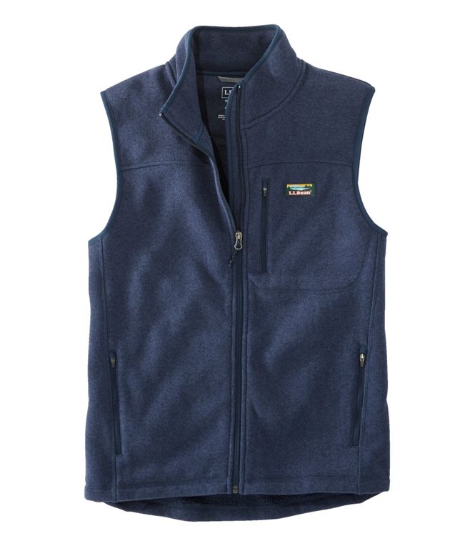 Men's Bean's Sweater Fleece Vest, Regular - Quest Outdoors