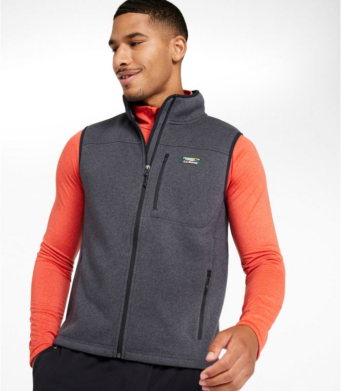 Men's Bean's Sweater Fleece Vest, Regular - Quest Outdoors