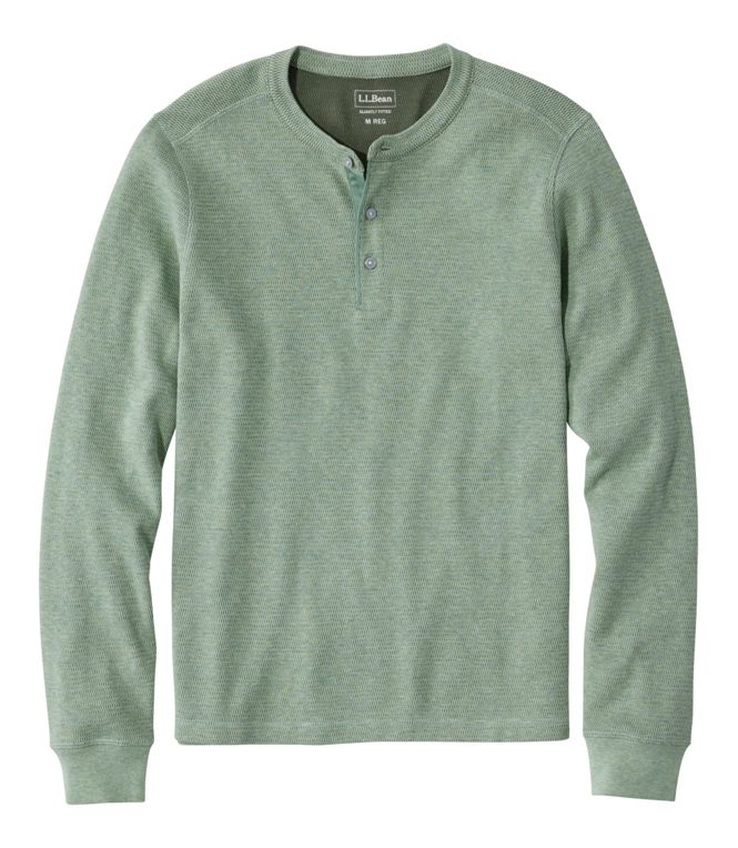 Men's Bean's Vintage Soft Knit Henley - Quest Outdoors