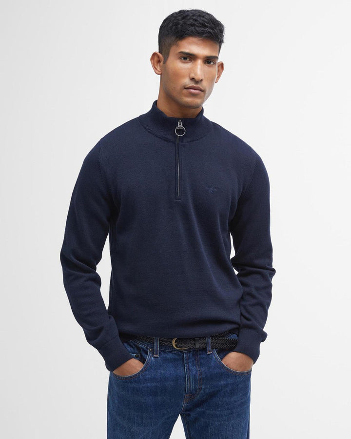 Men's Cotton Half - Zip Jumper - Quest Outdoors