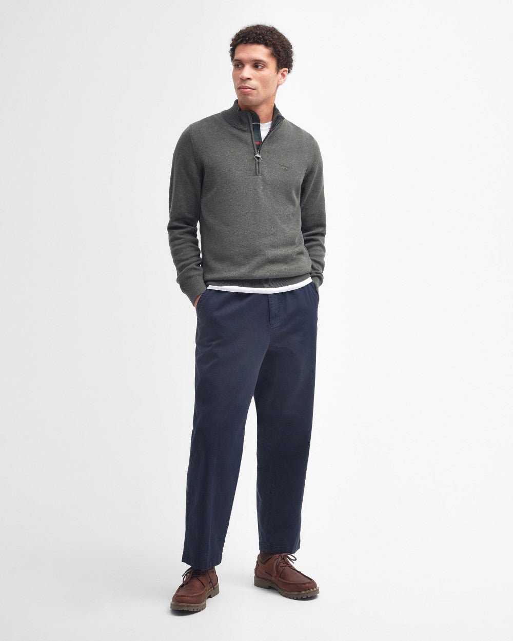 Men's Cotton Half - Zip Jumper - Quest Outdoors