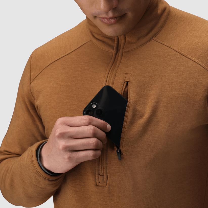 Men's Crescent Fleece Half Zip - Quest Outdoors