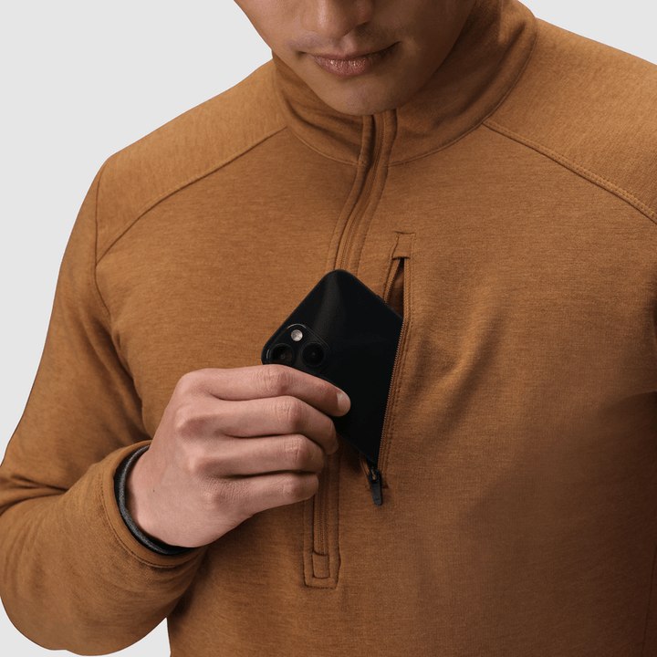 Men's Crescent Fleece Half Zip - Quest Outdoors