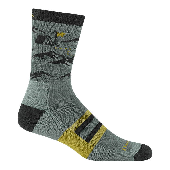 Men's Hike Hike Hut Micro Crew Midweight Hiking Socks - Quest Outdoors