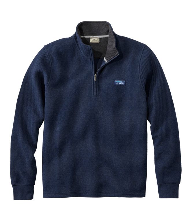 Men's Lakewashed Double - Knit Quarter - Zip Pullover, Regular - Quest Outdoors