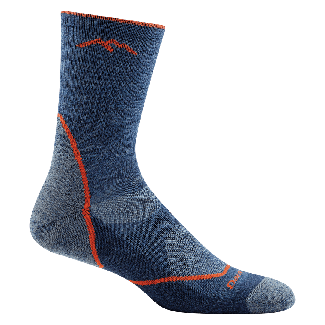 Men's Light Hiker Micro Crew Lightweight Hiking Socks - Quest Outdoors