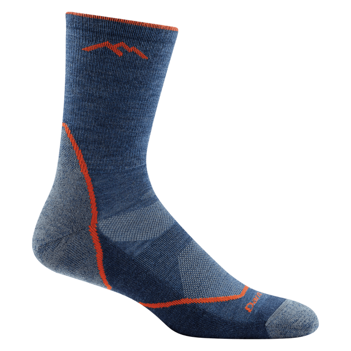 Men's Light Hiker Micro Crew Lightweight Hiking Socks - Quest Outdoors