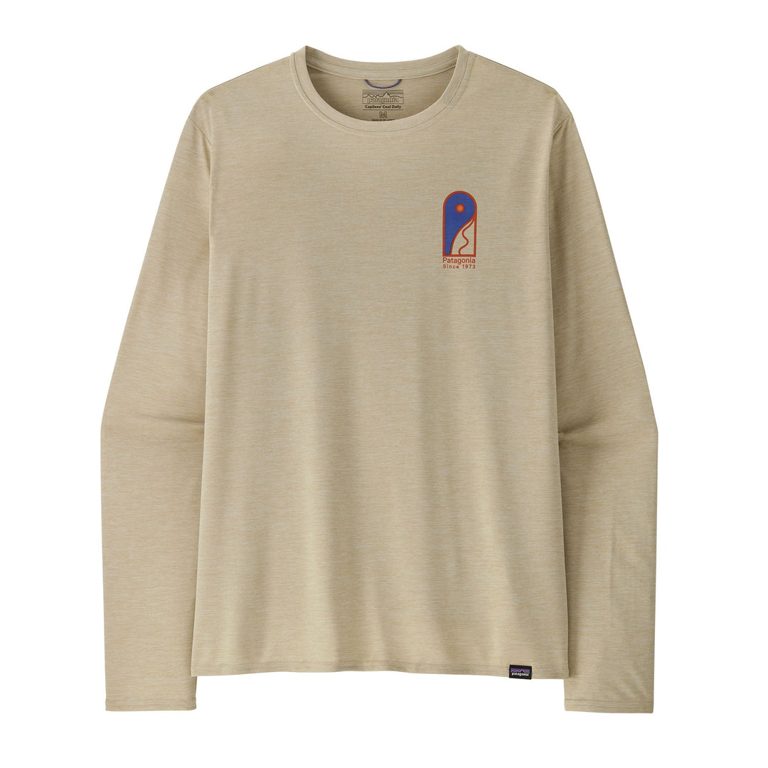 Men's Long - Sleeved Capilene Cool Daily Graphic Shirt - Lands - Quest Outdoors