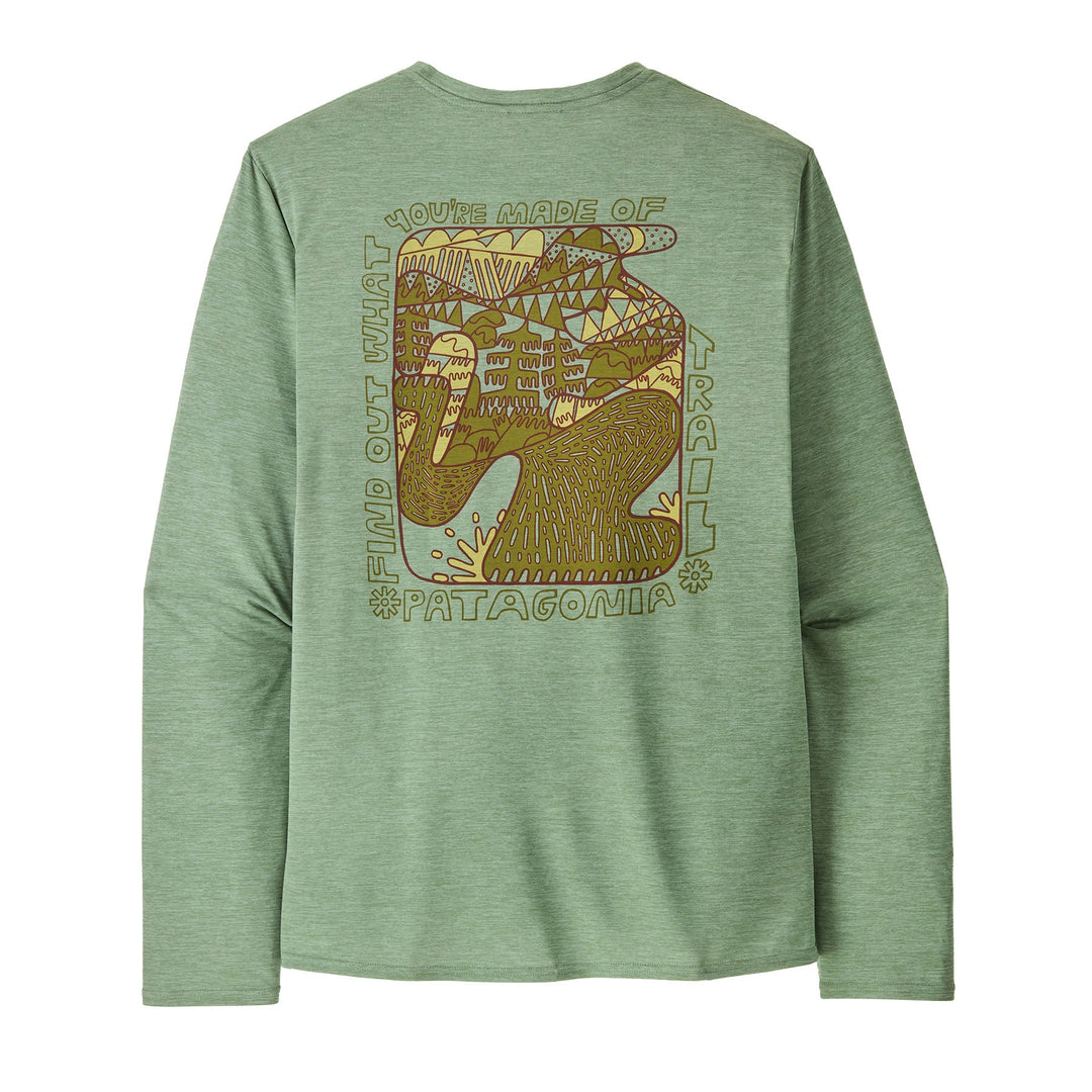 Men's Long - Sleeved Capilene Cool Daily Graphic Shirt - Lands - Quest Outdoors