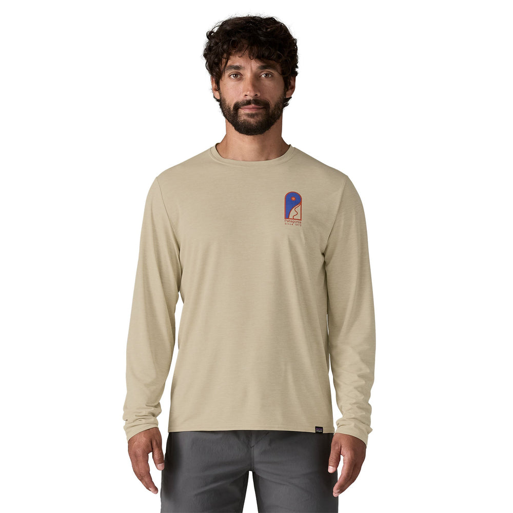 Men's Long - Sleeved Capilene Cool Daily Graphic Shirt - Lands - Quest Outdoors
