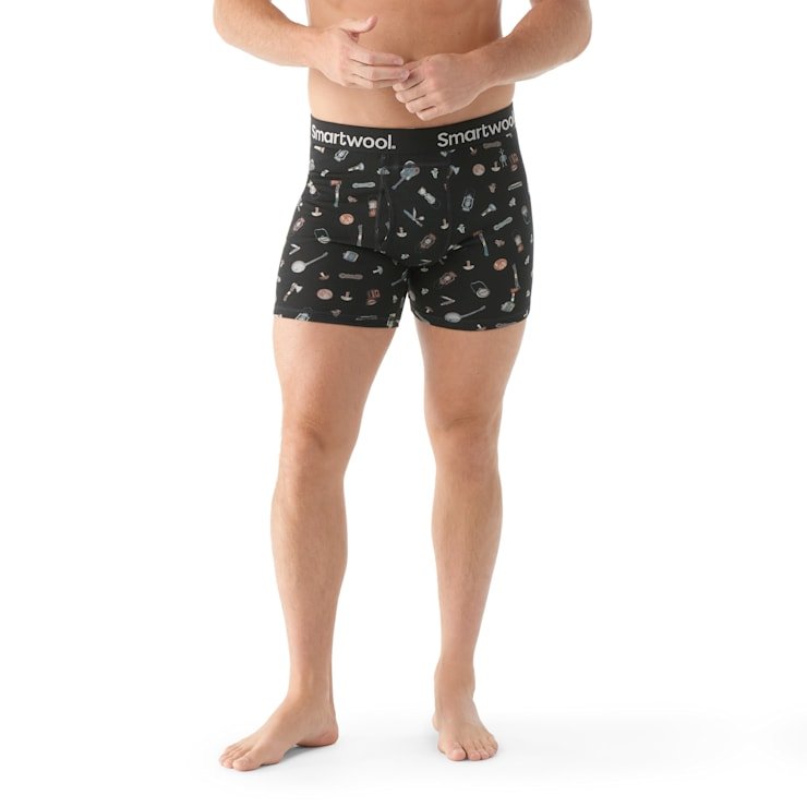 Men's Merino Print Boxer Brief - Quest Outdoors