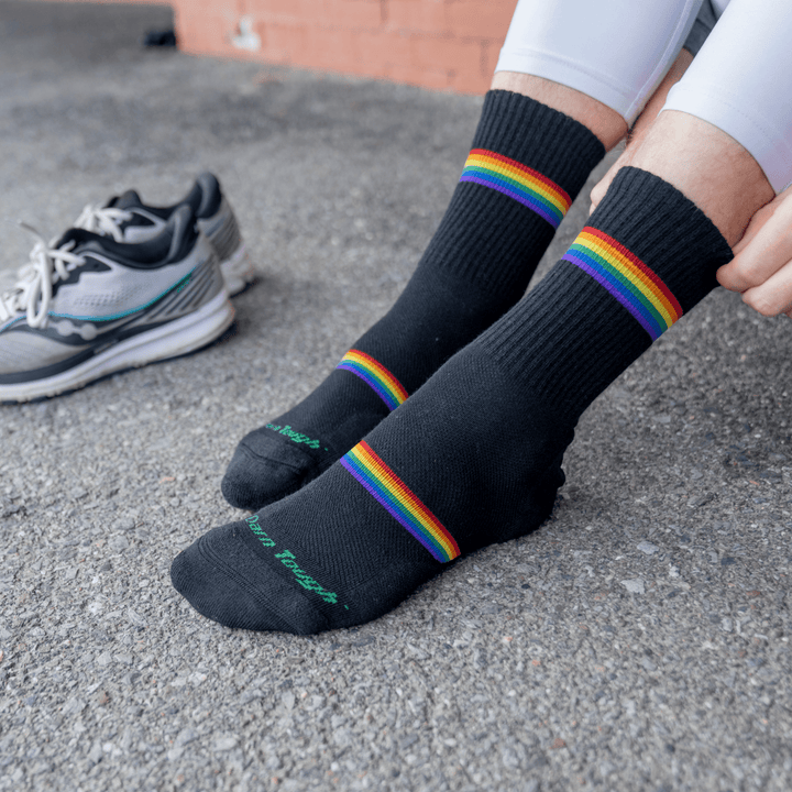 Men's Prism Micro Crew Lightweight Running Socks - Quest Outdoors
