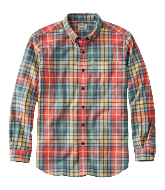 Men's Scotch Plaid Flannel Shirt, Traditional Fit - Quest Outdoors