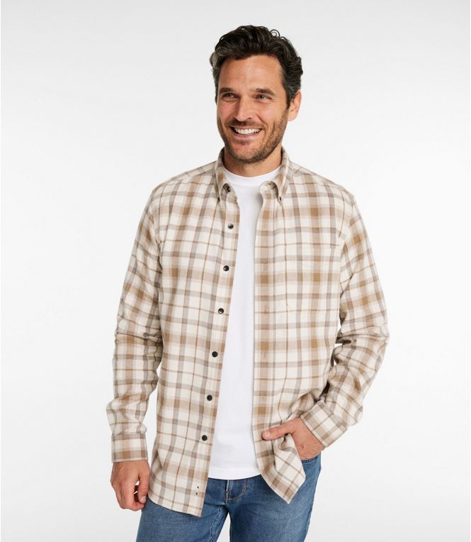 Men's Scotch Plaid Flannel Shirt, Traditional Fit - Quest Outdoors