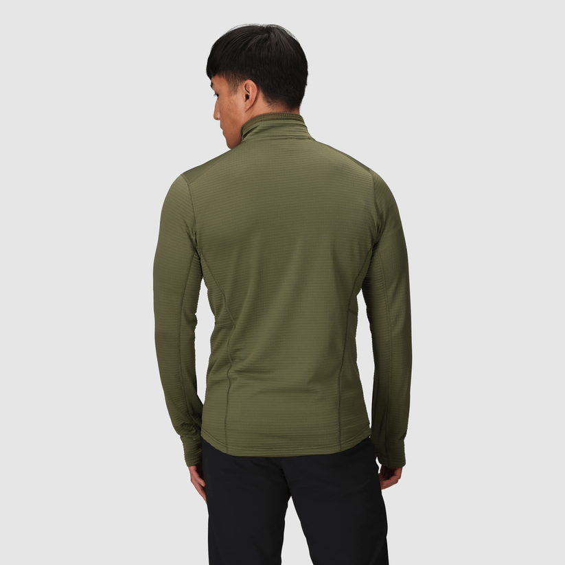 Men's Vigor Grid Fleece Half Zip - Quest Outdoors