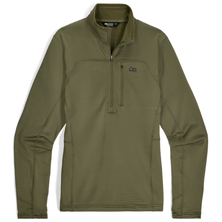 Men's Vigor Grid Fleece Half Zip - Quest Outdoors