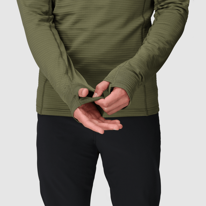 Men's Vigor Grid Fleece Half Zip - Quest Outdoors