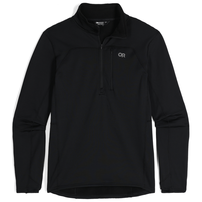 Men's Vigor Grid Fleece Half Zip - Quest Outdoors