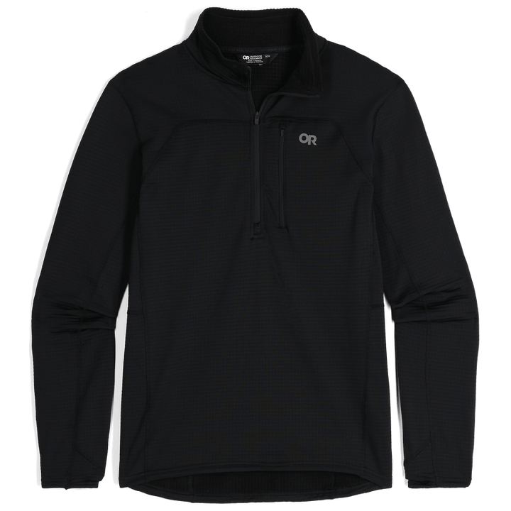 Men's Vigor Grid Fleece Half Zip - Quest Outdoors