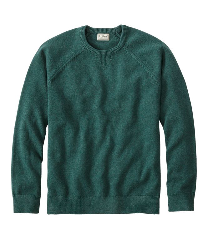 Men's Wicked Soft Cotton/Cashmere Sweater, Crewneck, Regular - Quest Outdoors