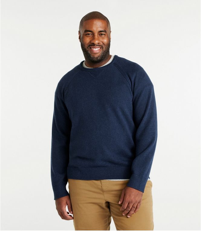 Men's Wicked Soft Cotton/Cashmere Sweater, Crewneck, Regular - Quest Outdoors