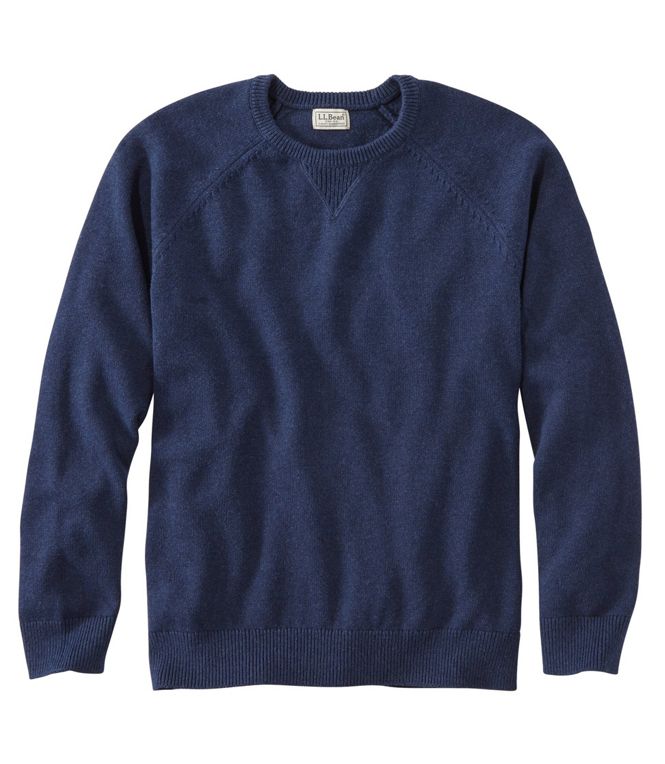 Men's Wicked Soft Cotton/Cashmere Sweater, Crewneck, Regular - Quest Outdoors